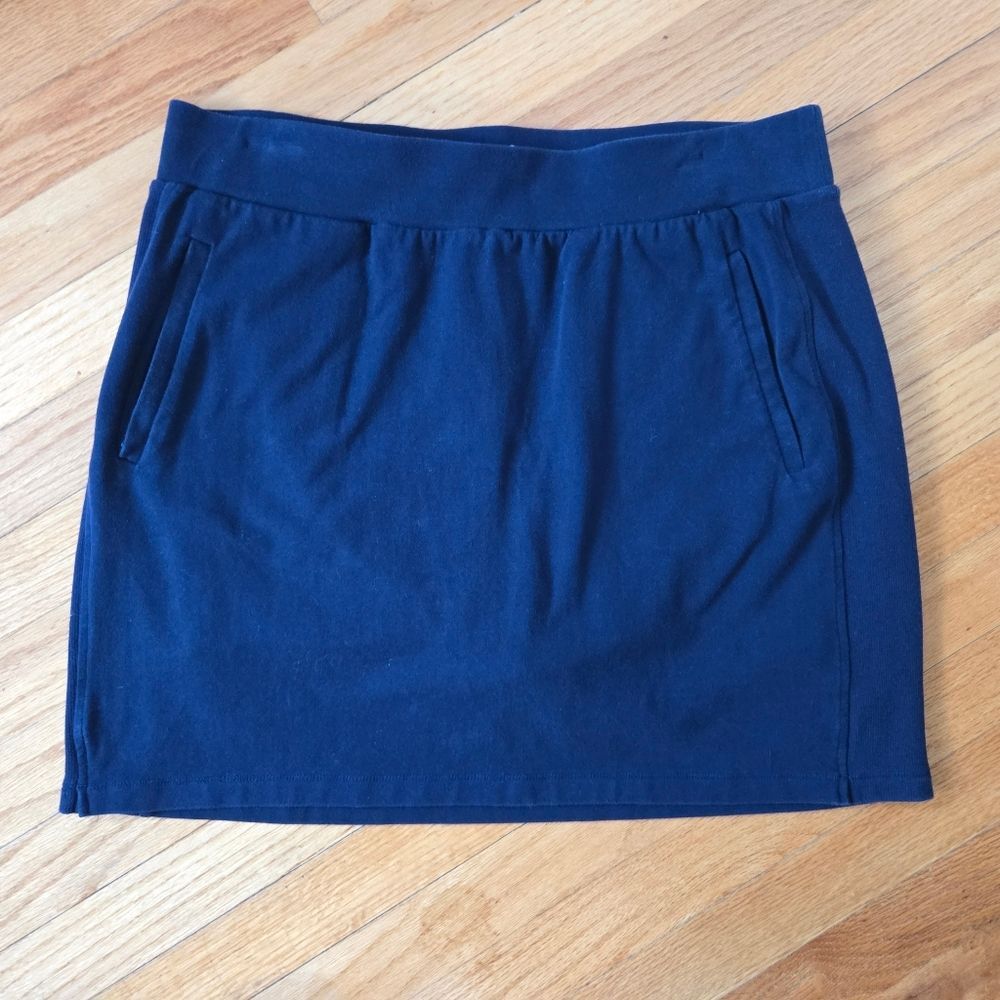 Activewear Skort Large Gym Golf Hiking T by Talbots Navy